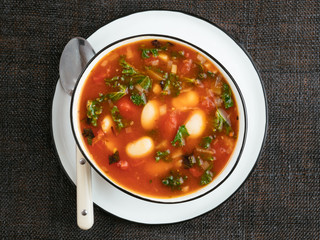 Great Northern Bean Soup with Kale