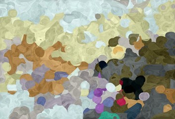 abstract creative painting style with silver, dark slate gray and old mauve colors