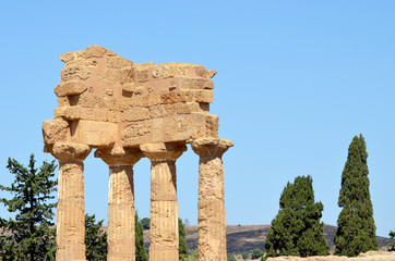 Ruins of pre-aryan style,Agrigento,Italy