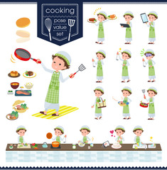 flat type Arab boy_cooking