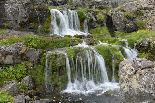 Dynjandi-Wasserfall