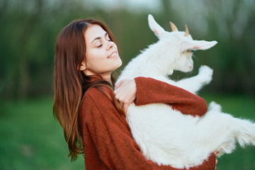 girl with dog