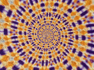 Colorful digital graphic kaleidoscope symmetry mandala style in laser light trial pattern, Tie Dye , spiderweb art background for art projects, banner, business, card,  template