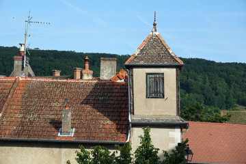 Obraz premium Haus in Rully, Frankreich