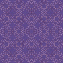 Abstract seamless islamic pattern, vector design