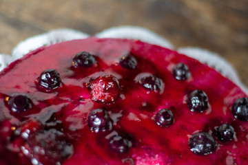 torta pastel de frutos rojos