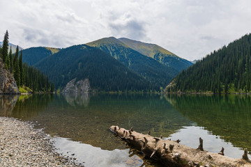 Kolsay lake - mountain lake in Kazakhstan