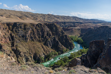 Charyn canyon in Kazakhstan