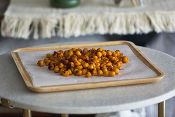 Roasted Chickpeas Oven Baked