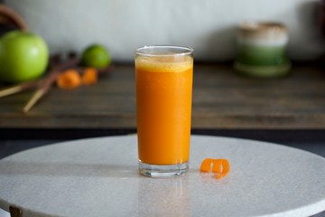 Carrot Apple Orange Ice Blend Juice Smoothie