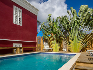 Views around the small Caribbean island of Curacao