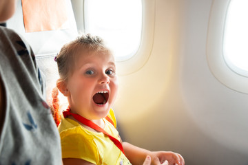 Girl Screaming On Airplane