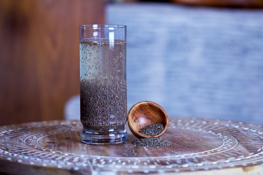 Chia and ACV Digestive Elixir Clear Drink