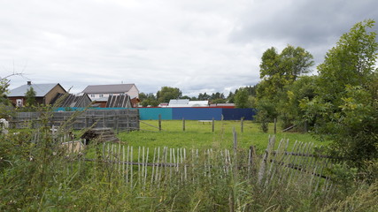 village, countryside, hamlet