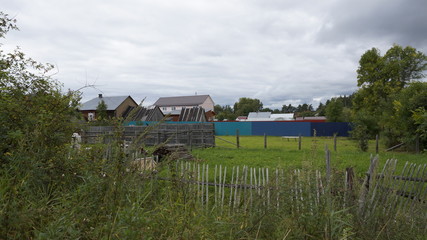 village, countryside, hamlet