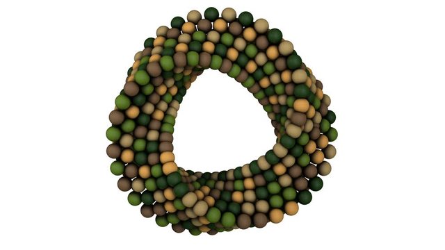 Silueta de bolas