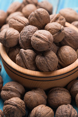 Whole walnut shells