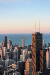 Fototapeta na wymiar Chicago by air