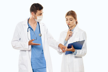 Fototapeta premium doctor and nurse