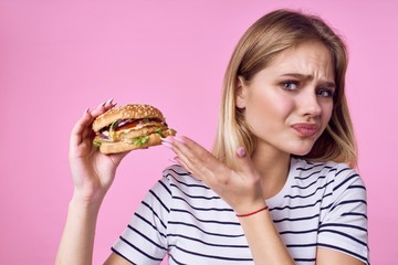 woman with cake