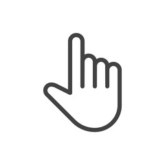 Palm hand icon logo