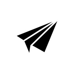 Paper plane icon logo