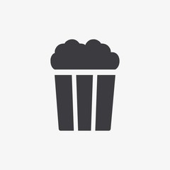 Popcorn icon logo