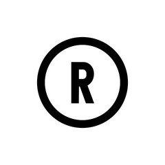 R initial logo