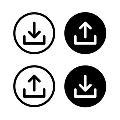 Upload and Download icon