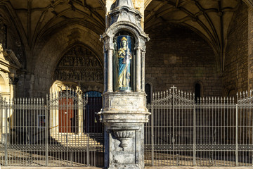 Virgin Mary Statue The Entrance