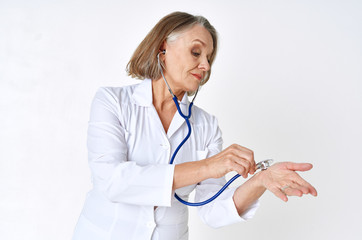 young doctor with stethoscope