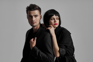 portrait of young couple