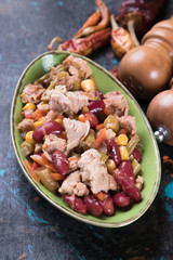 Tuna salad with vegetables