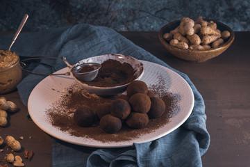 Craft chocolate truffles