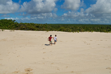 Brothers in the sand