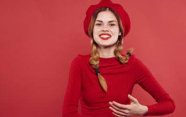 young woman with cup of coffee