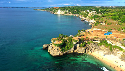View of an island in the sea, Bali