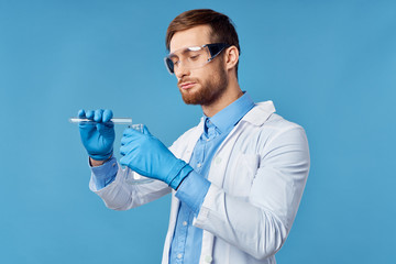 man with bottle of water