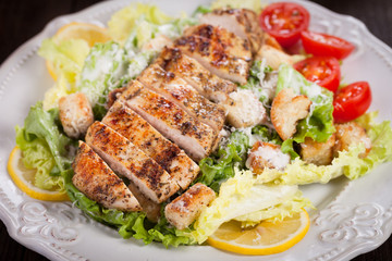 Spicy grilled chicken steak