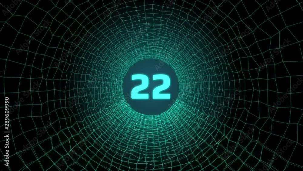 Poster Technology 4K Digital Fly Through Space Tunnel Binary Number Data Code Animation Background. Sci fi Futuristic 3D Rendering Communication Transfer Motion.