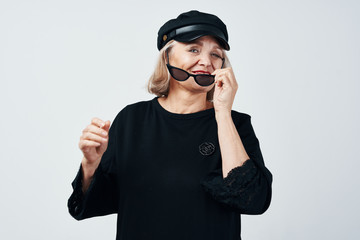 young business woman with glasses