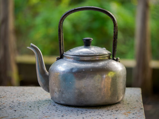 large tea pot kettle aluminum