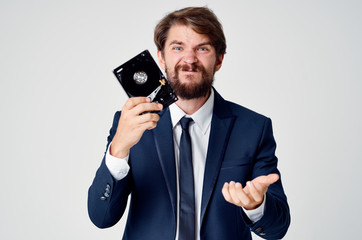 young man with mobile phone