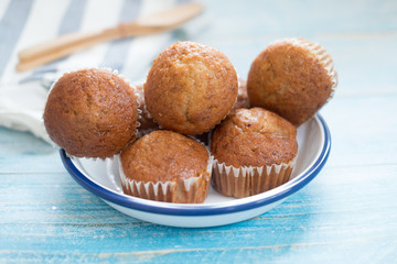 Banana muffins. Easiest and best Banana cupcakes