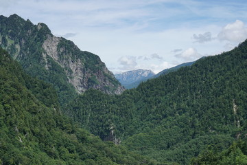 Fototapeta na wymiar Japanese Mountains