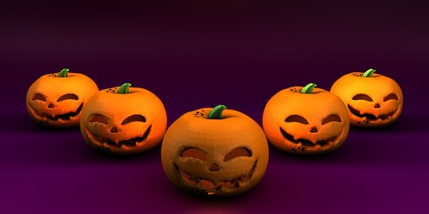 Grinning Jack-o-Lantern