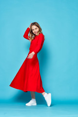 beautiful woman with perfect skin