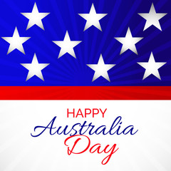 Fototapeta na wymiar Happy Australia Day