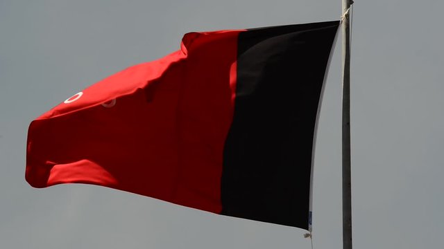 A beautiful view os Paraiba state flag in Brazil