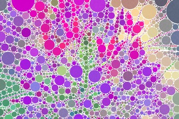 seamless pink and lavender floral abstract pattern with flowers